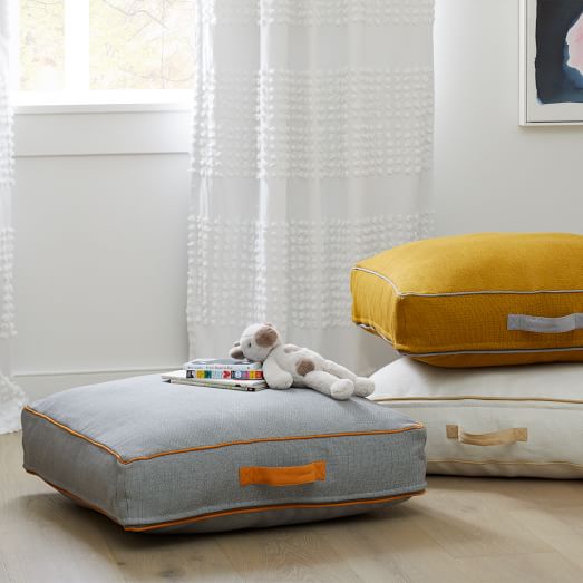 Cotton Velvet Grand Floor Cushion, 28