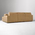 Harmony Modular Leather Reclining 3-Piece Chaise Sectional (117&quot;)