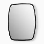 Organic Textured Metal Rectangle Wall Mirror