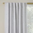 Kids Linear Pom Pom Curtain w/ Blackout Liner