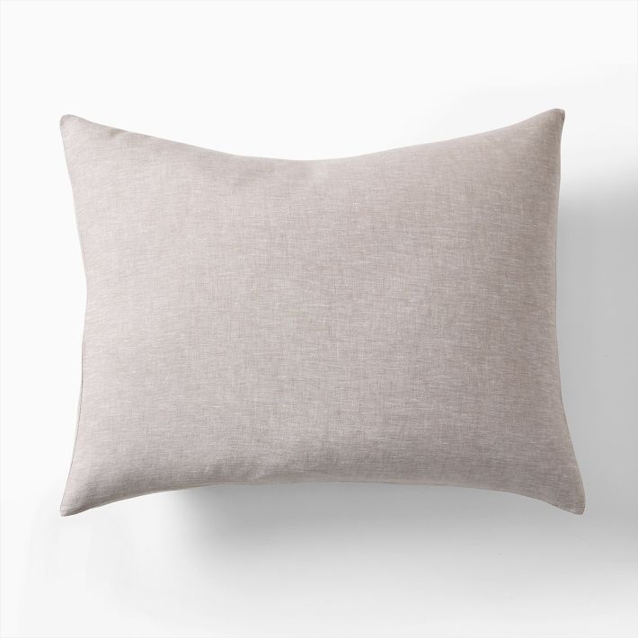 European Flax Linen Shams | Standard | Dark Flax