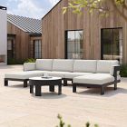 Caldera Aluminum Outdoor 4-Piece U-Shaped Sectional (137&quot;)