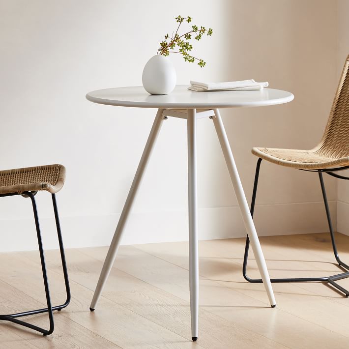 Patio Furniture Small Indoor Bistro Table Wren Indoor/Outdoor