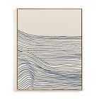 Rolling Waves Print Wall Art by Minted for West Elm