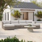Coastal Outdoor 4-Piece U-Shaped Sectional (128&quot;)