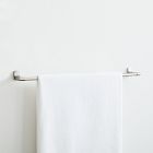 Mid-Century Contour Bathroom Hardware - Brushed Nickel