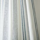 Textured Luxe Stripe Linen Curtain