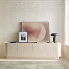 Solstice Painted Raffia Media Console (68&quot;&ndash;78&quot;)