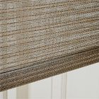 Custom Natural Stripe Unlined Roller Shade
