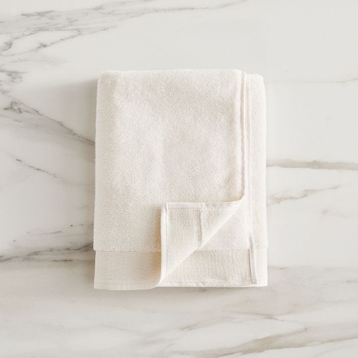 Plush Fibrosoft™ Towel Sets - Ivory, Set of 4, 4 Towels