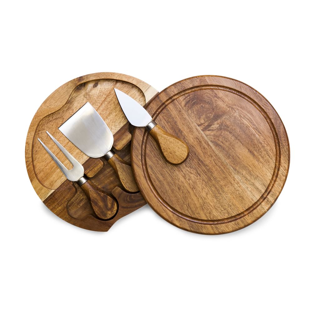 Acacia Wood Charcuterie Board & Tool Set