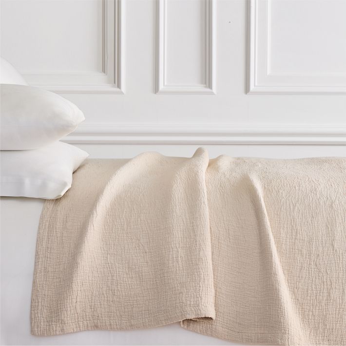Silky TENCEL™ & Cotton Matelasse Blanket