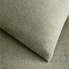 European Flax Linen Mini Waffle Duvet Cover &amp; Shams