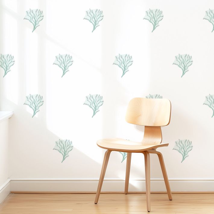 West Elm x Mej Mej Sea Fan Peel &amp; Stick Wall Decals