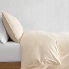 Organic Washed Cotton Percale Duvet Cover &amp; Shams