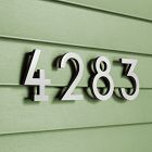 Stand Off Modern House Numbers