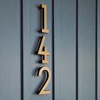 Stand Off Modern House Numbers