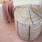 Graphic Millet Lidded Baskets