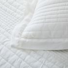 European Flax Linen Linework Quilt &amp; Shams