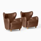 Jodie Wing Leather Chair
