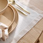 Contrast Border Linen Placemats