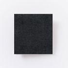 Berkshire Counter Stool Cushion, Performance Distressed Velvet, Black