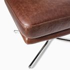 Kristoff Leather Swivel Ottoman