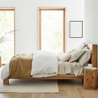 European Flax Linen Box Stitch Quilt &amp; Shams
