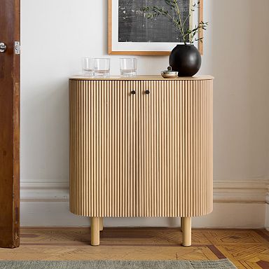 家具 cabinet HOMCOM Freestanding Kitchen Pantry Cabinet, Tall Buffet