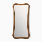 Elodie Wavy Tubular Floor Mirror