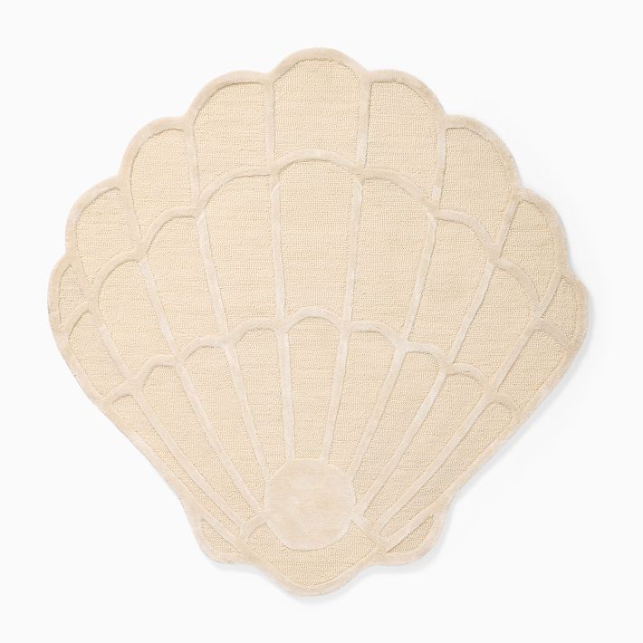 Kids Shell-Shaped Rug