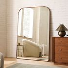 Streamline Oversized Wide Arch Wood Floor Mirror