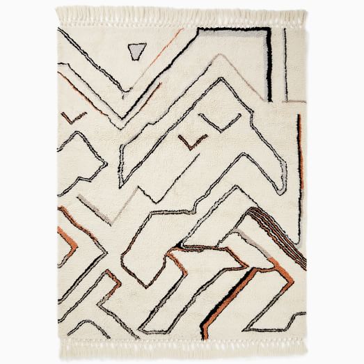 Zigzag Sketch Rug | West Elm