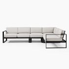 Portside Aluminum Outdoor 4-Piece L-Shaped Sectional (121&quot;)
