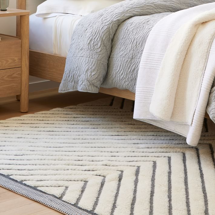 Flag Shag Wool Rug | West Elm