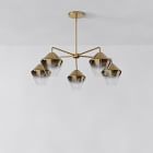 Sculptural 5-Light Geo Chandelier