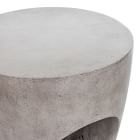 Cutout Sculptural Outdoor Stool (14")