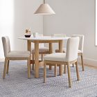 Hargrove Round Marble Dining Table (48&quot;, 60&quot;)