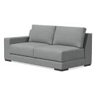 Open Box: Dalton LA 78" Sofa, Down, Performance Coastal Linen, Anchor Gray, Black