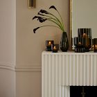 Foundations Olive Glass Candleholders