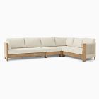 Porto Outdoor 4-Piece L-Shaped Sectional (129&quot;)