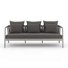 Rope &amp; Wood Outdoor Sofa (81&quot;)