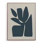 Blue Sculpt Framed Wall Art by Minted for West Elm