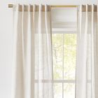 Sheer European Flax Linen Curtain - Natural Flax