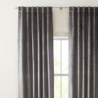 Lustre Velvet Curtain - Slate