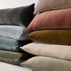 Classic Cotton Velvet Oversized Lumbar Pillow Cover