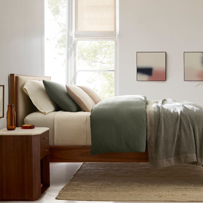 European Flax Linen Duvet Cover & Shams