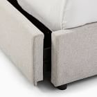 Shelter Non-Tufted Side Storage Bed