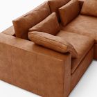 Harmony Modular Leather Small 2-Piece Chaise Sectional (86")