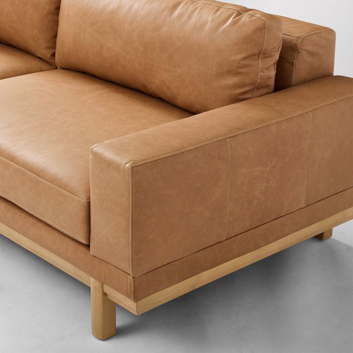 Dewitt Leather Sofa (76